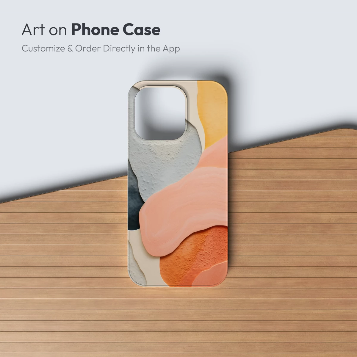 Abstract Terrains: Fusion of Pastel and Earth Tones - Image 2