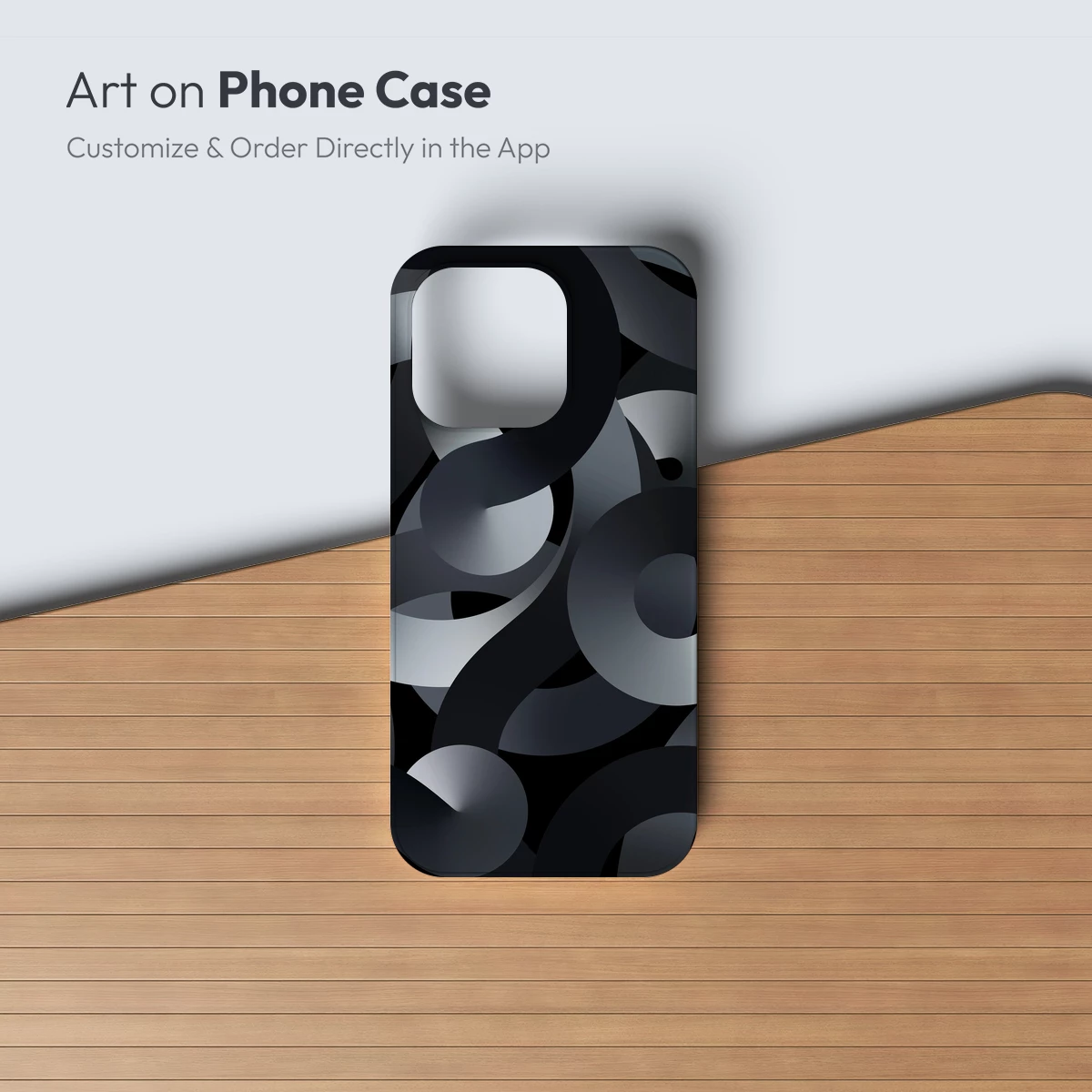 Eclipse of Shadows: Abstract Monochrome Loops - Image 2