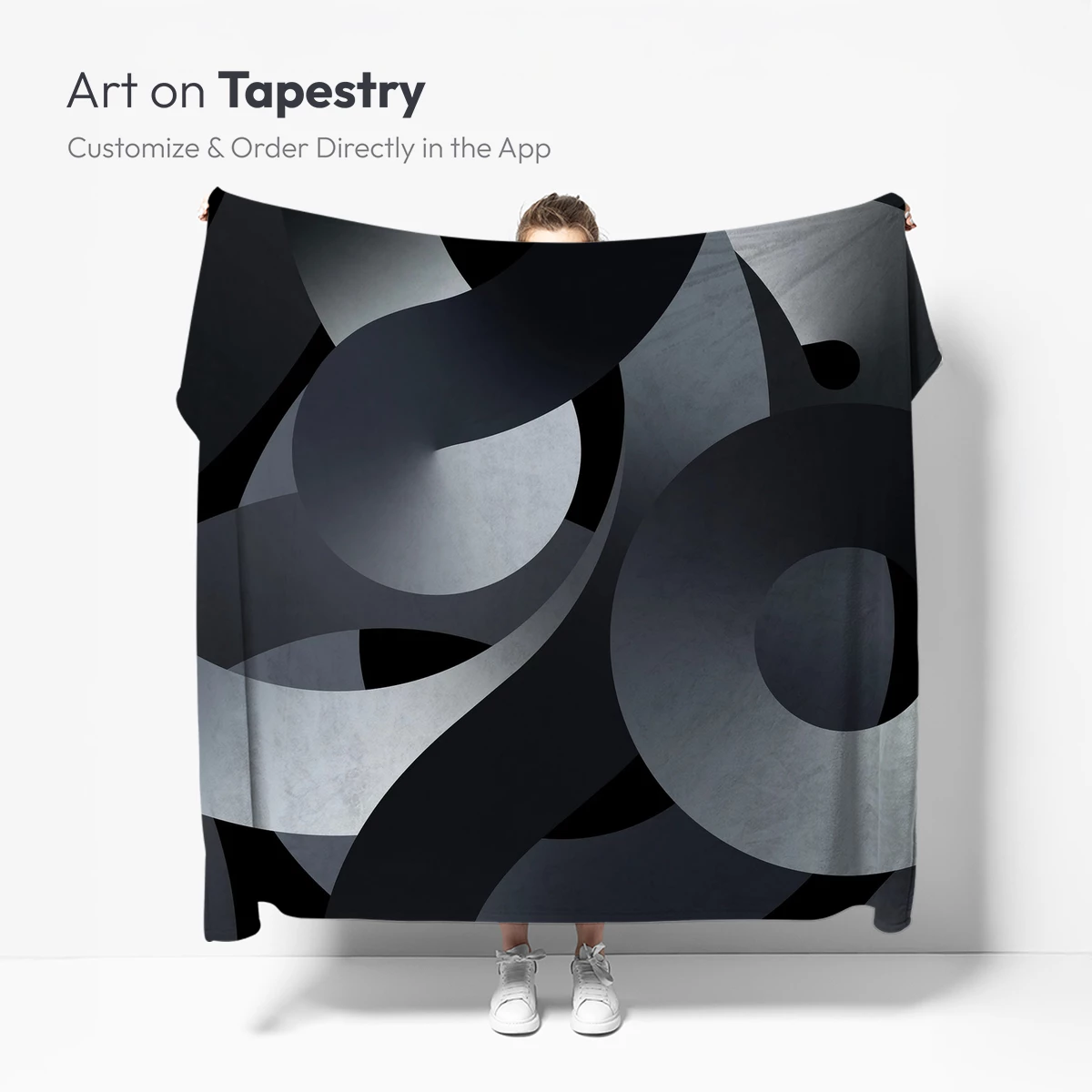 Eclipse of Shadows: Abstract Monochrome Loops - Image 4