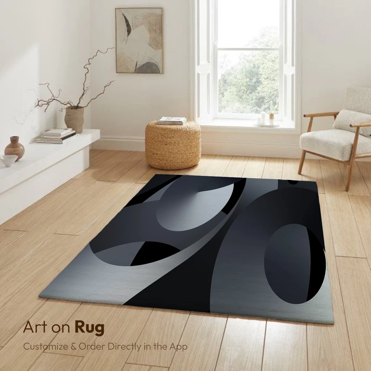 Eclipse of Shadows: Abstract Monochrome Loops - Image 5