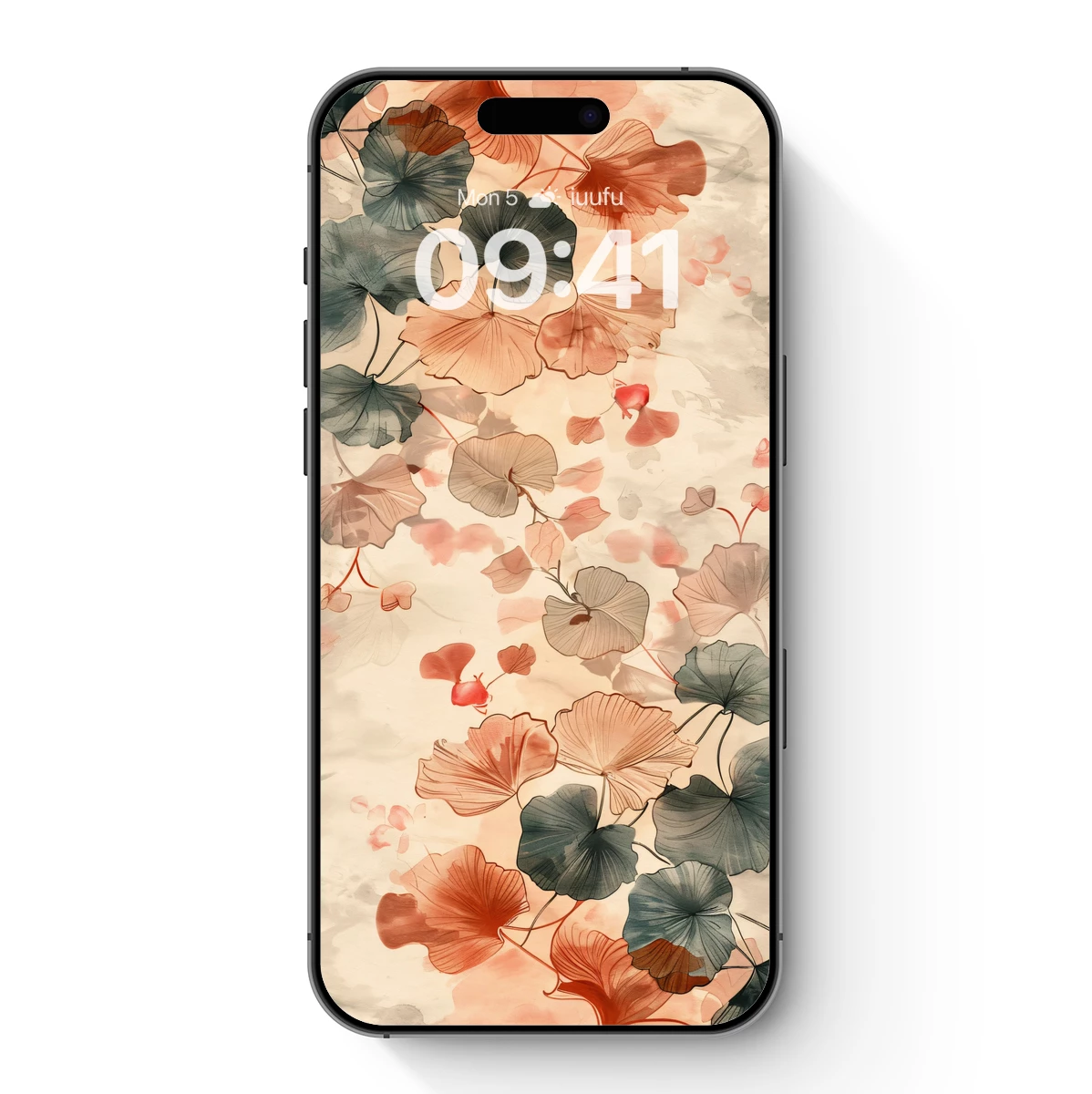 Autumnal Ginkgo Elegance: Watercolor Harmony Autumnal Ginkgo Elegance: Watercolor Harmony