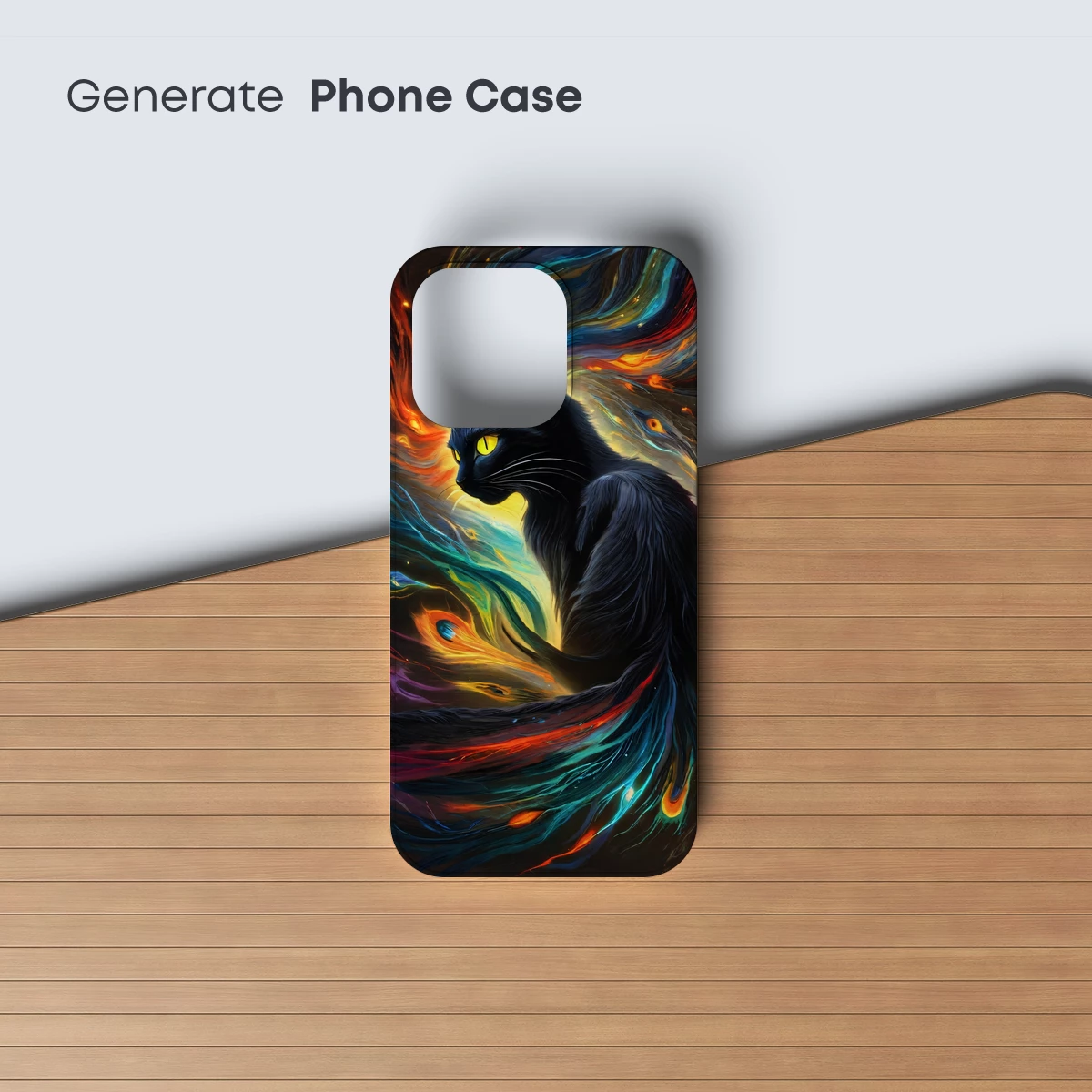 Ethereal Feline in Cosmic Vortex - Image 3