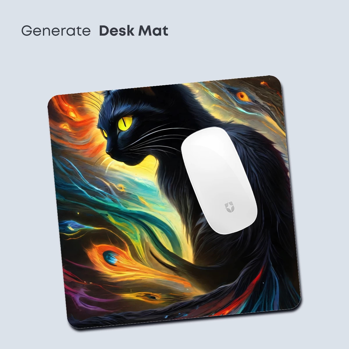 Ethereal Feline in Cosmic Vortex - Image 4