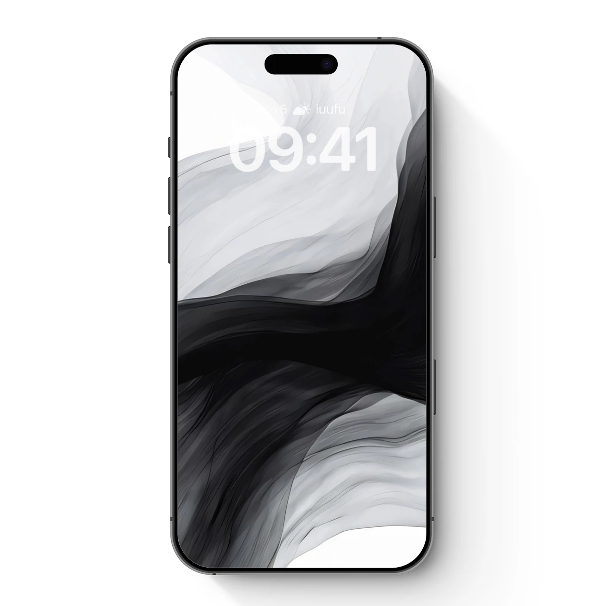 Ethereal Silk Dance: Monochrome Flow