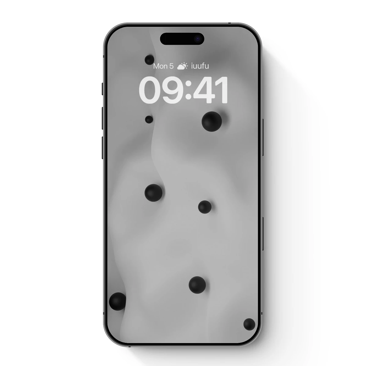 Ethereal Spheres in Monochrome Flow