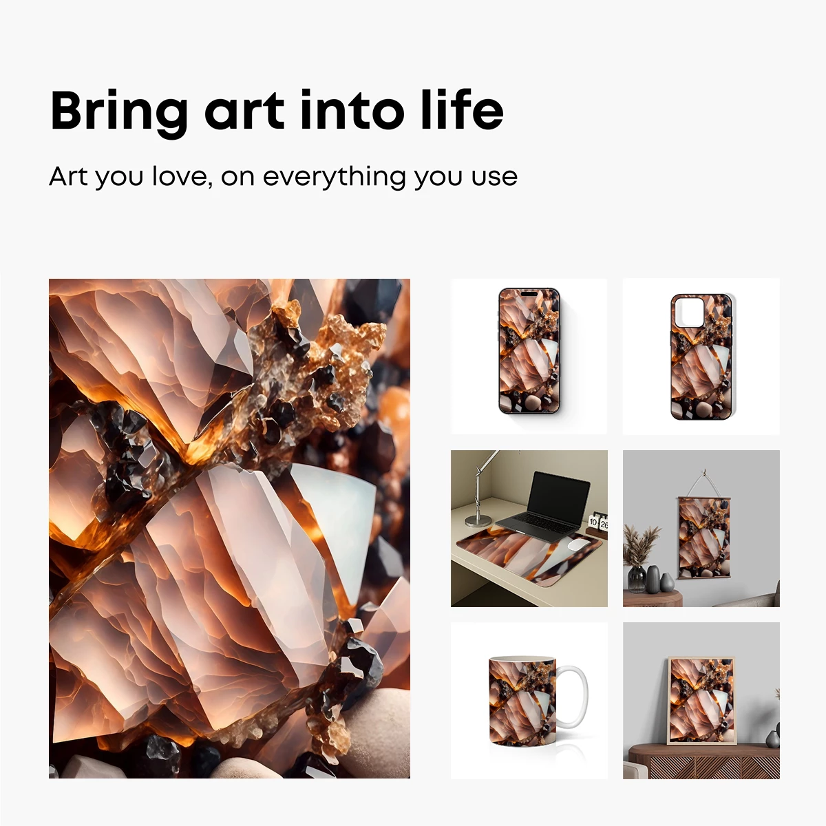 Crystal Symphony in Amber Hues - Image 2