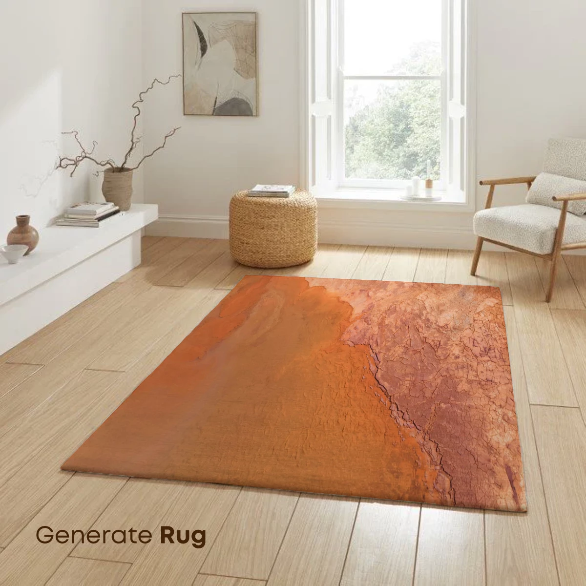 Desert Mirage: Earthy Tones and Cracked Terrain - Image 6