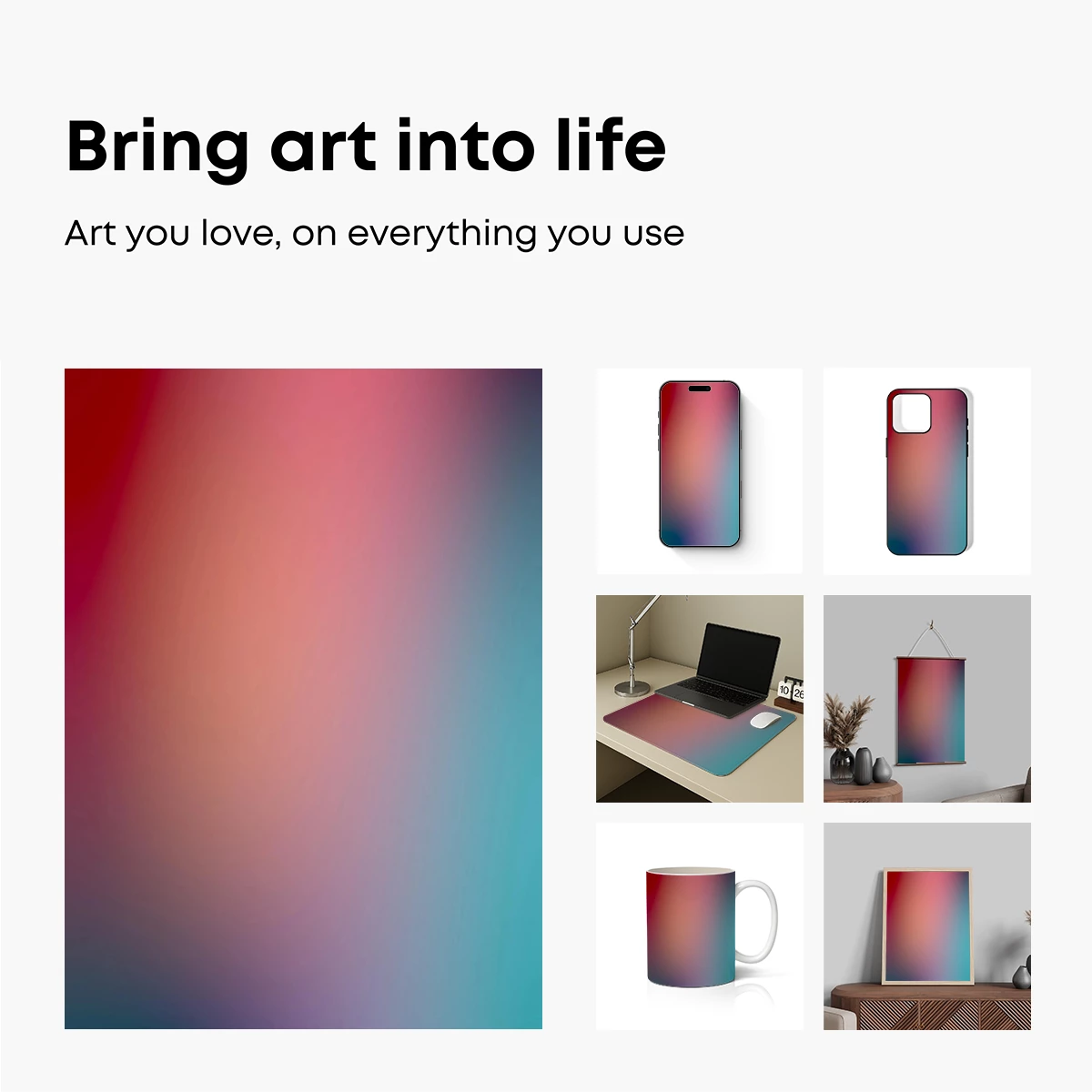 Gradient Symphony: Blurred Color Harmony - Image 2