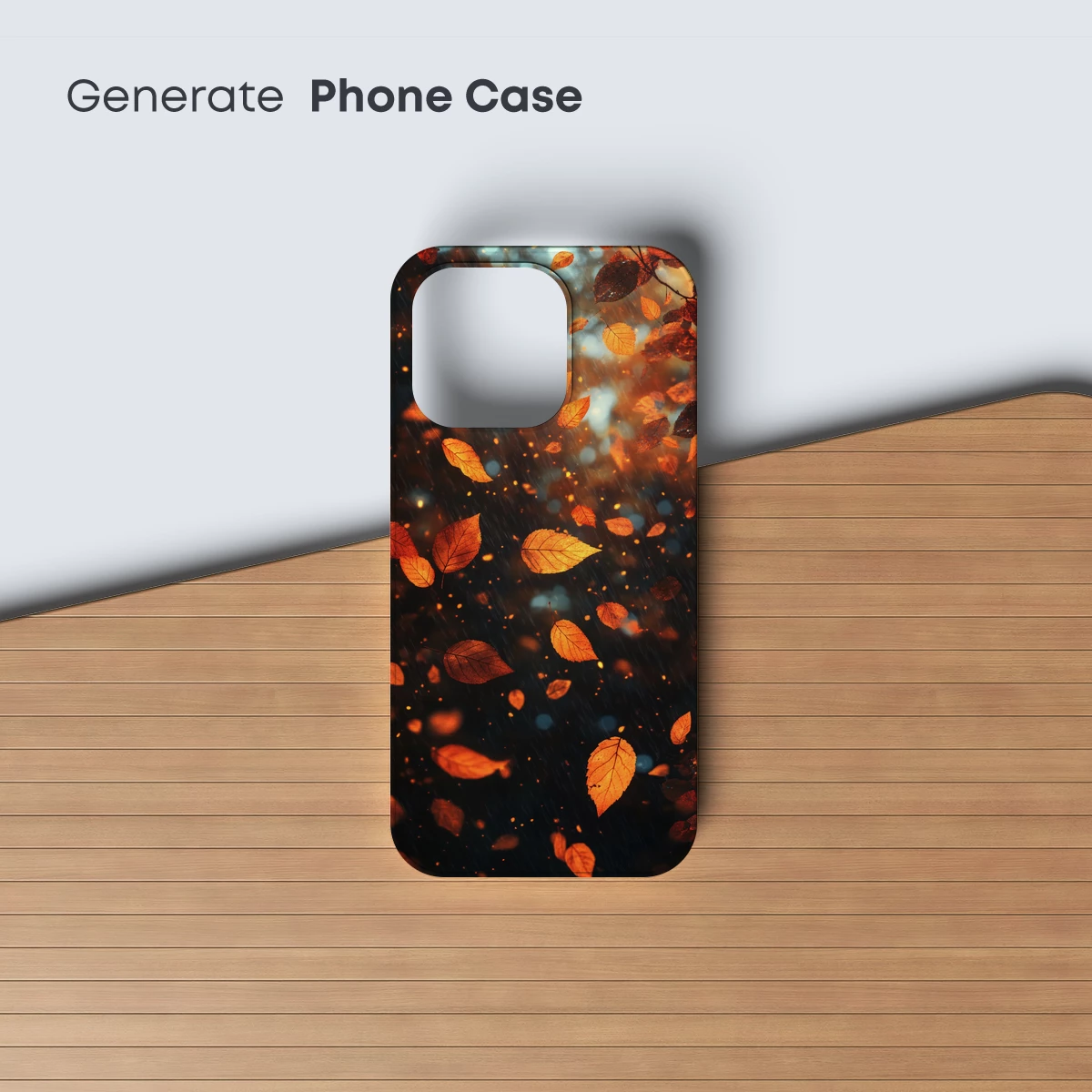 Autumn Rain Symphony: Golden Leaves Dance - Image 3