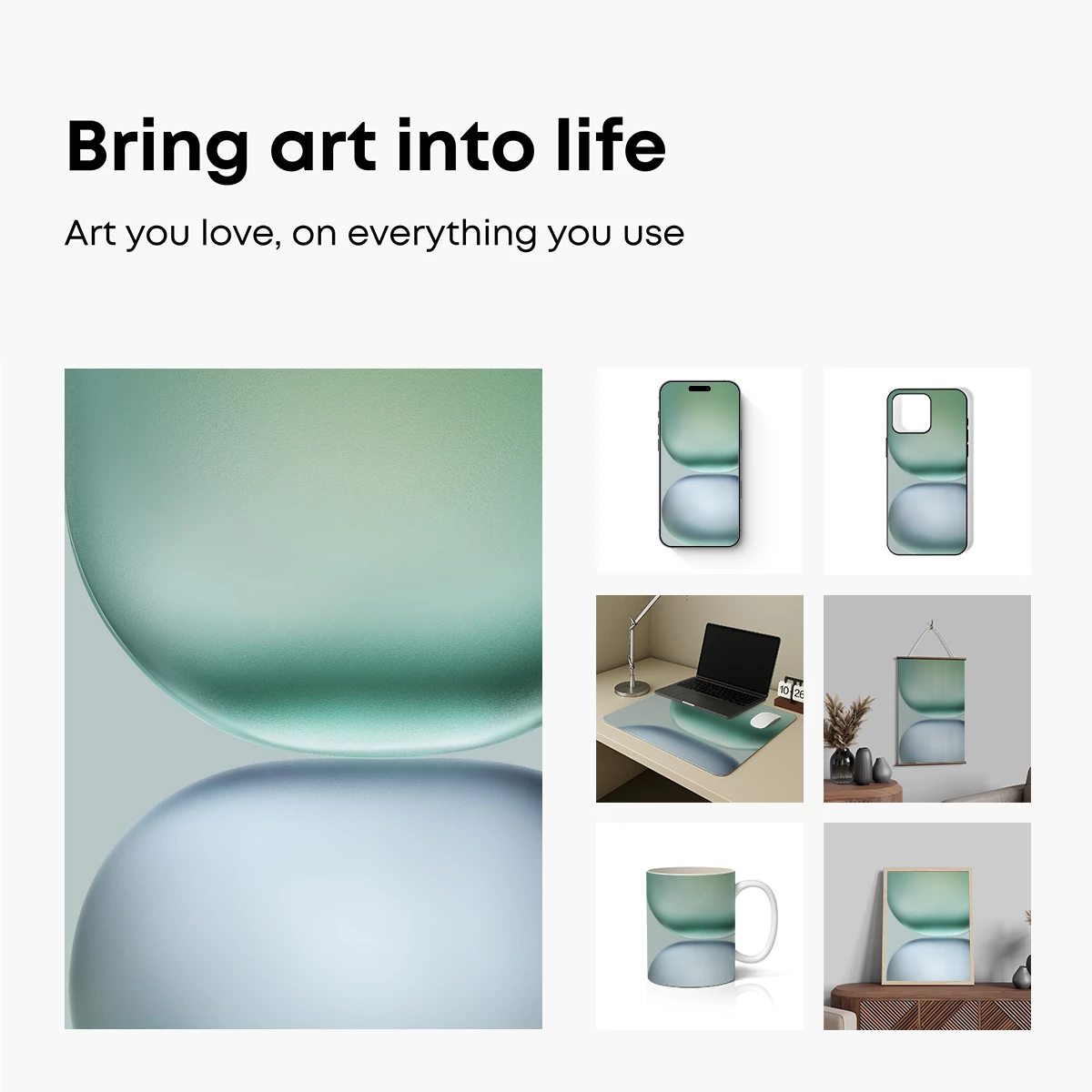 Ethereal Globes: A Study in Gradient Harmony - Image 2