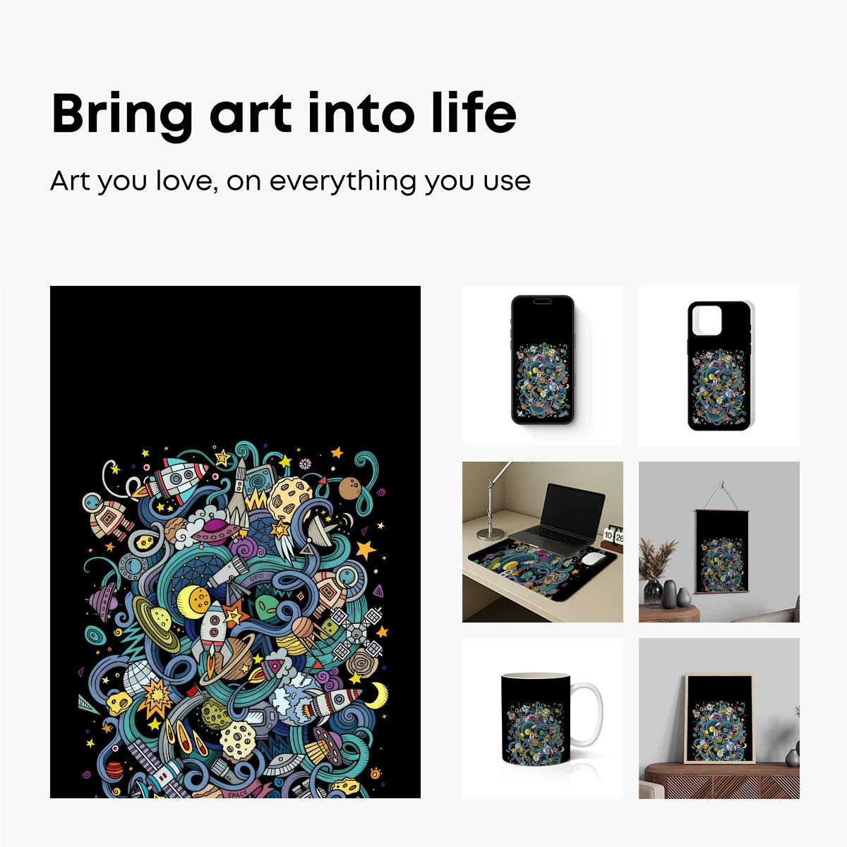 Cosmic Doodle Symphony - Image 2