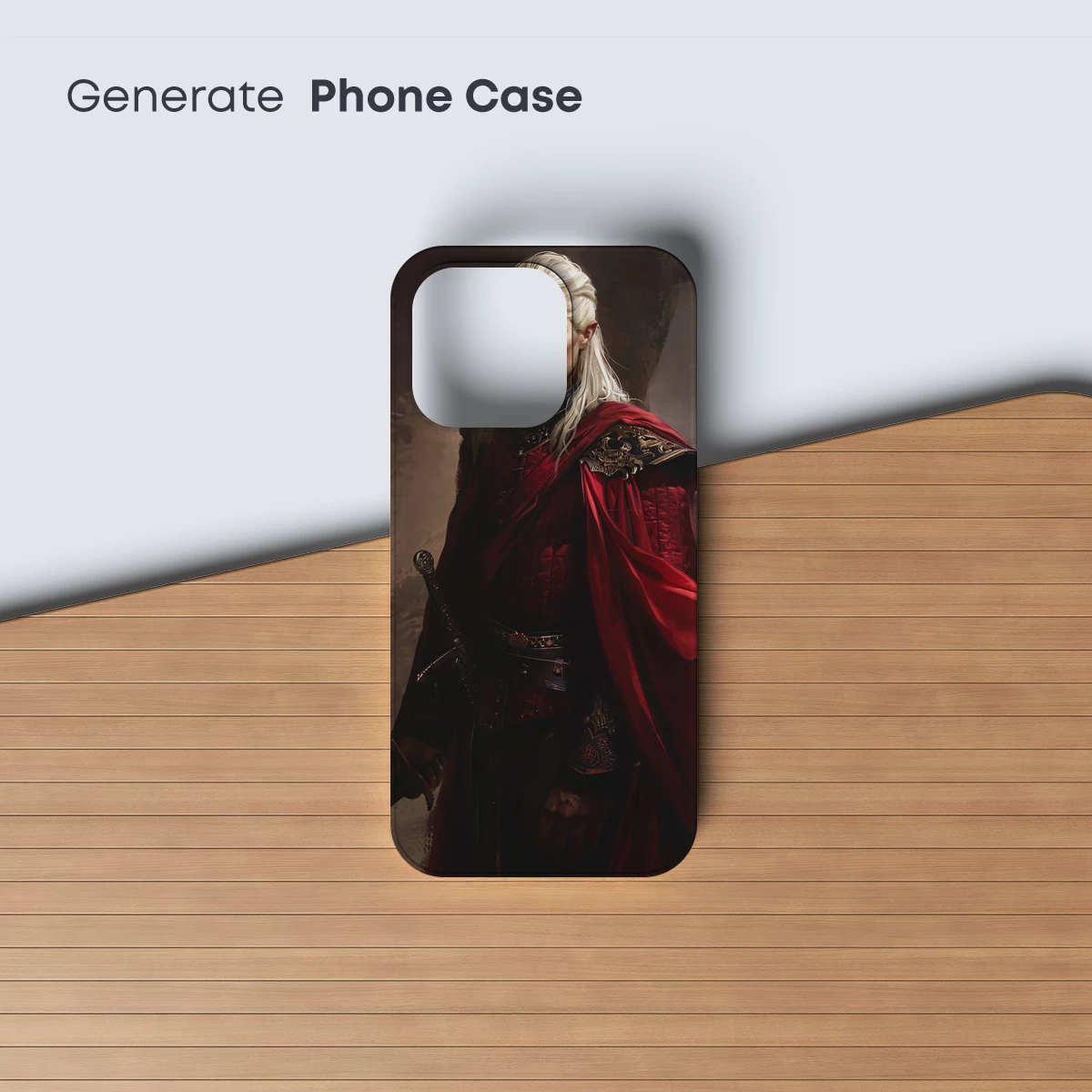 Epic Warrior in Crimson Armor: Fantasy Art Mastery - Image 3