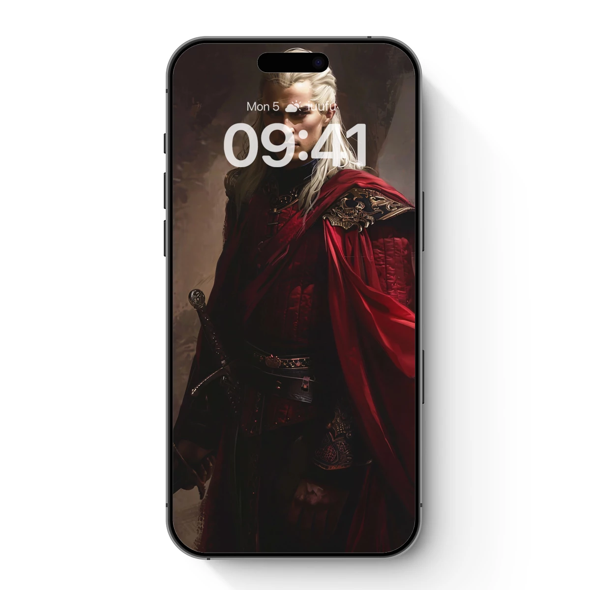 Epic Warrior in Crimson Armor: Fantasy Art Mastery