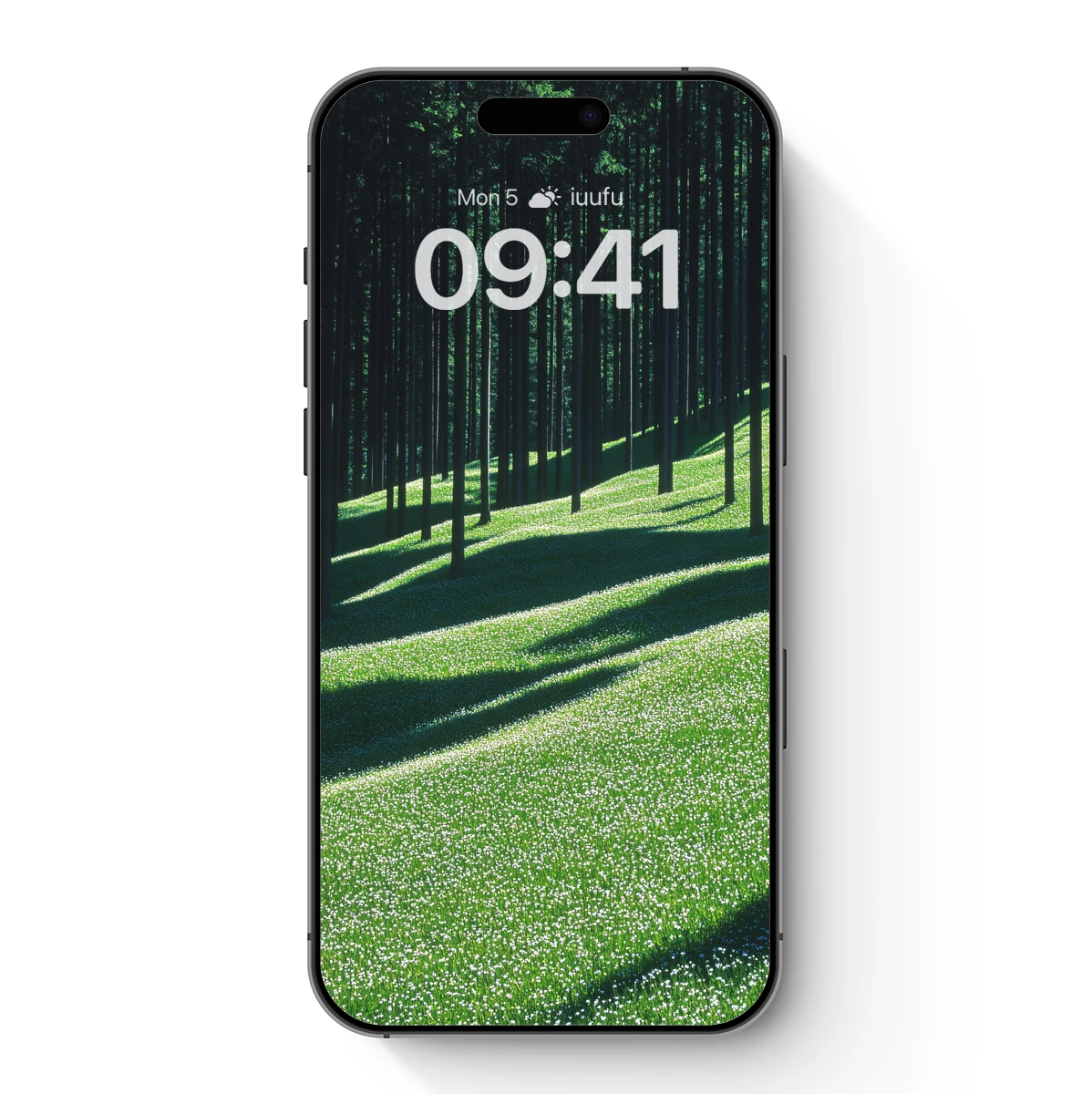 Forest Symphony: Green Waves and Light Shadows