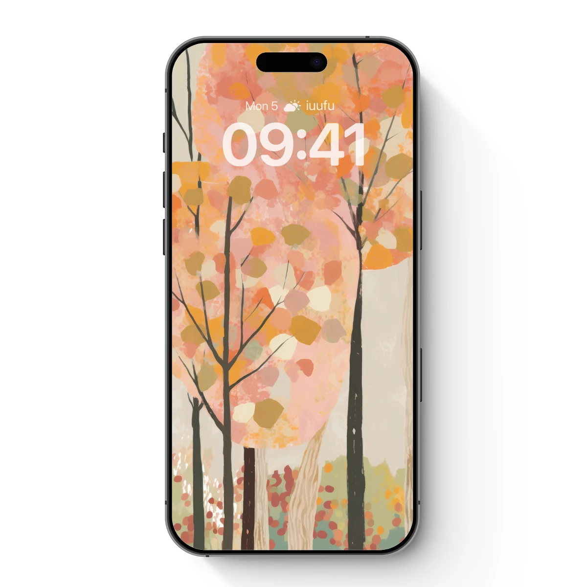 Autumnal Whispers: Abstract Forest Canopy - Image 7