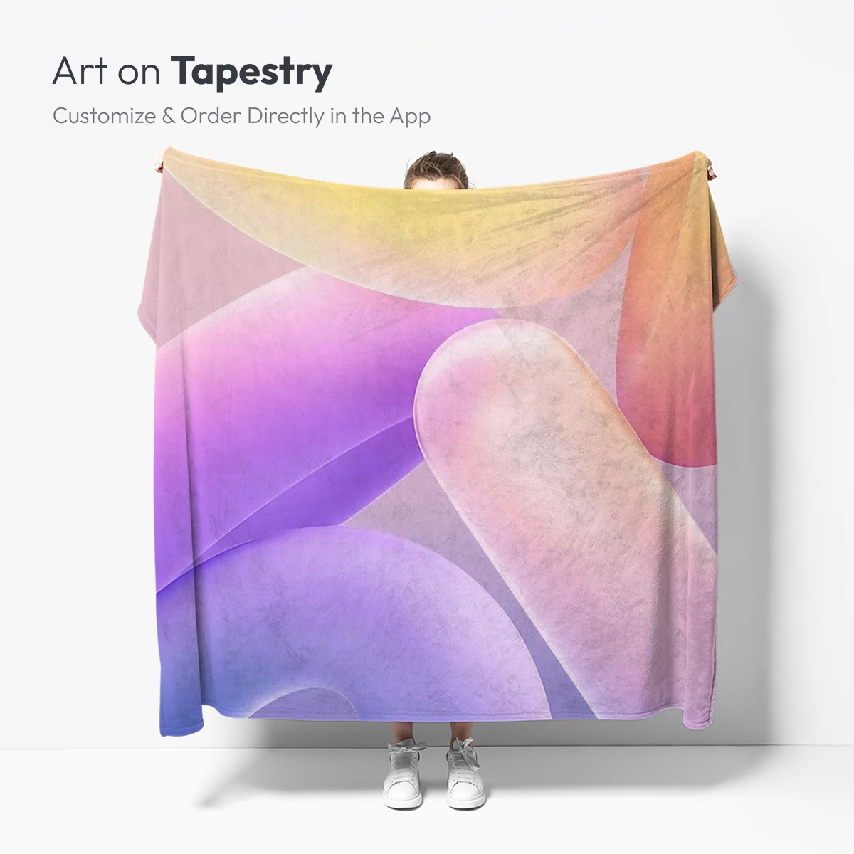 Gradient Torus Symphony: Abstract Pastel Harmony - Image 4