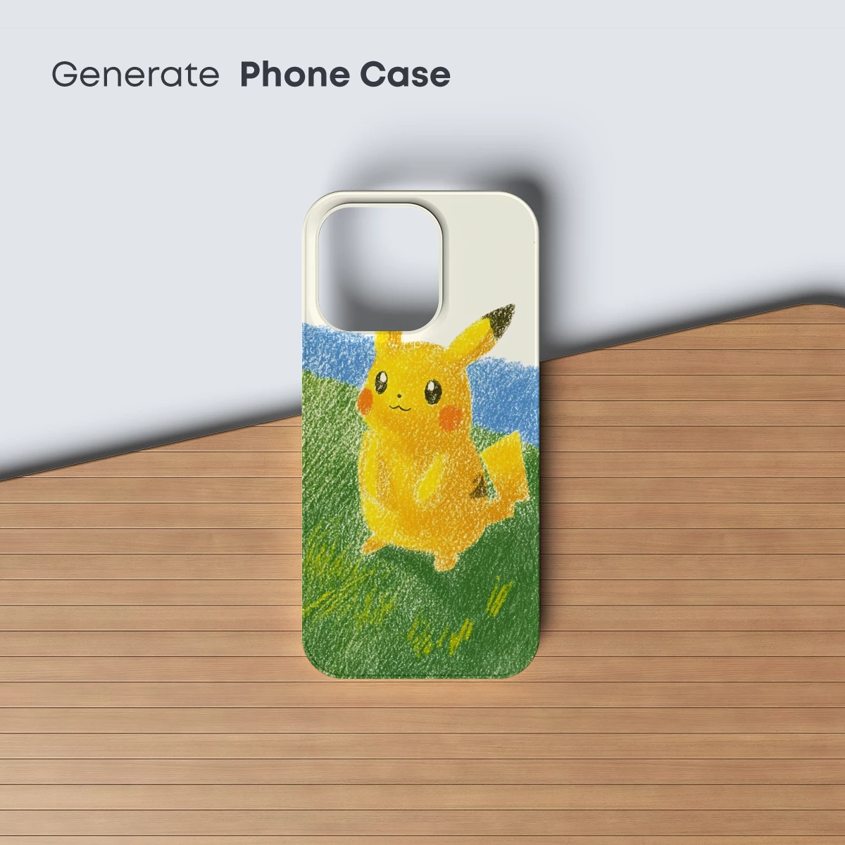 Charming Pikachu in Pastel Fields - Image 3