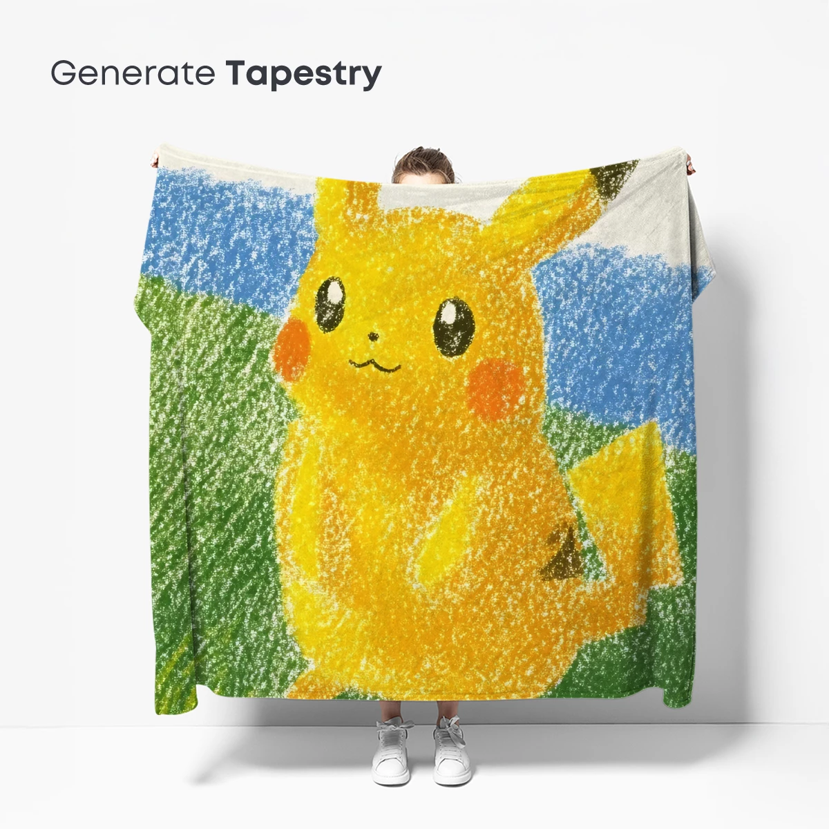 Charming Pikachu in Pastel Fields - Image 5