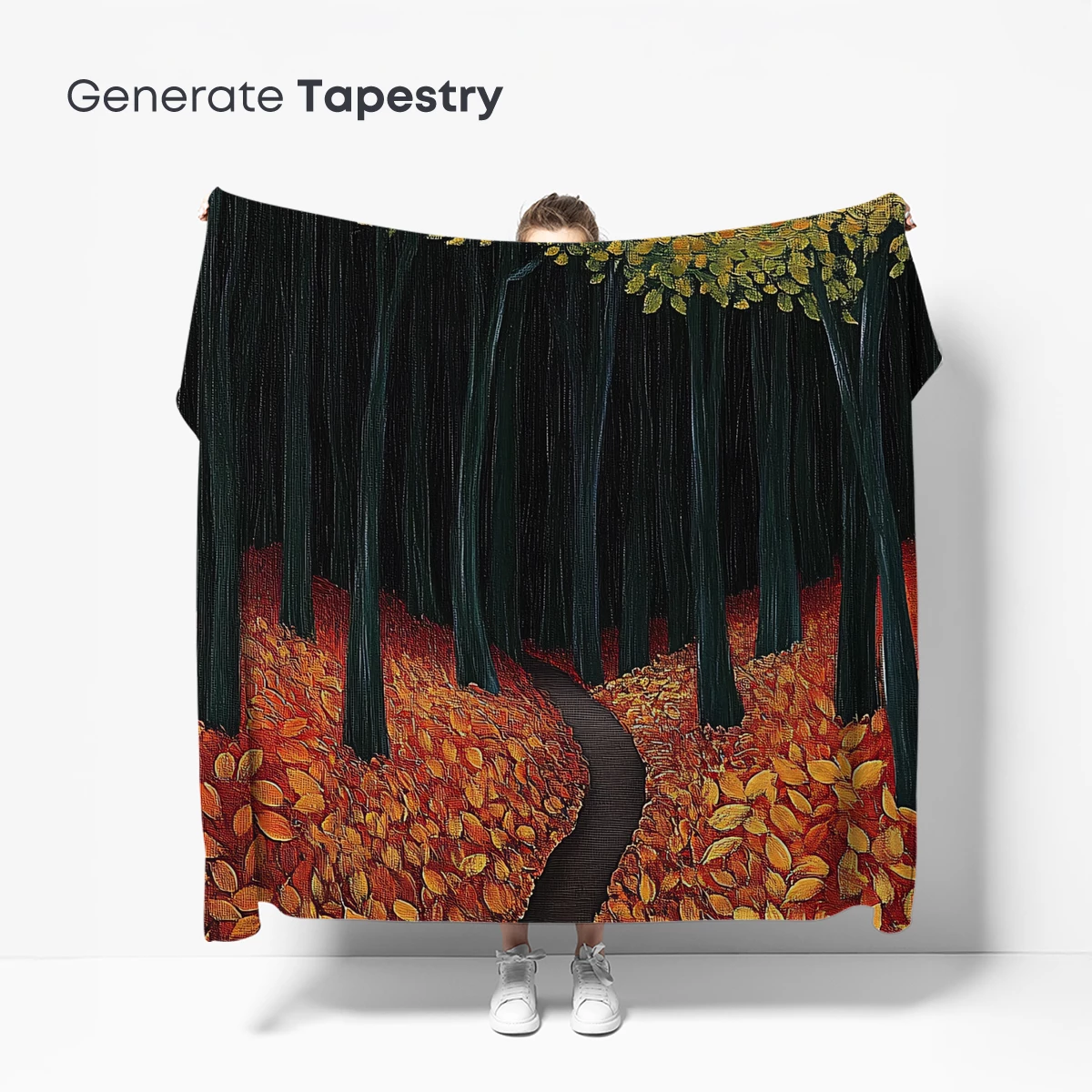 Autumnal Pathway: A Forest of Golden Leaves - Image 5