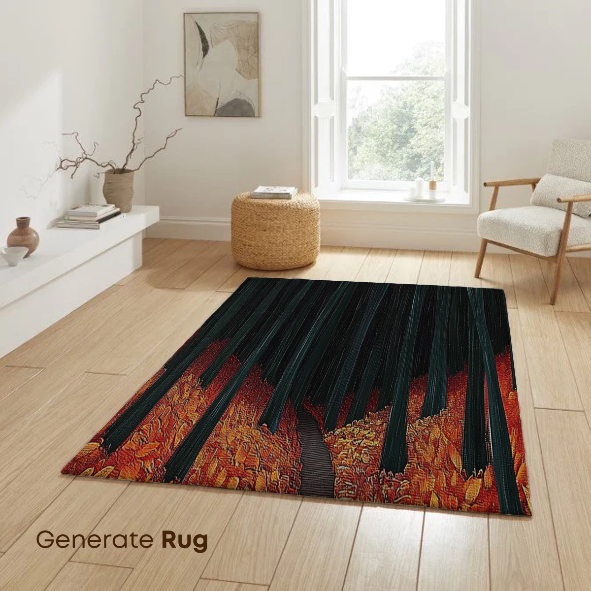 Autumnal Pathway: A Forest of Golden Leaves - Image 6