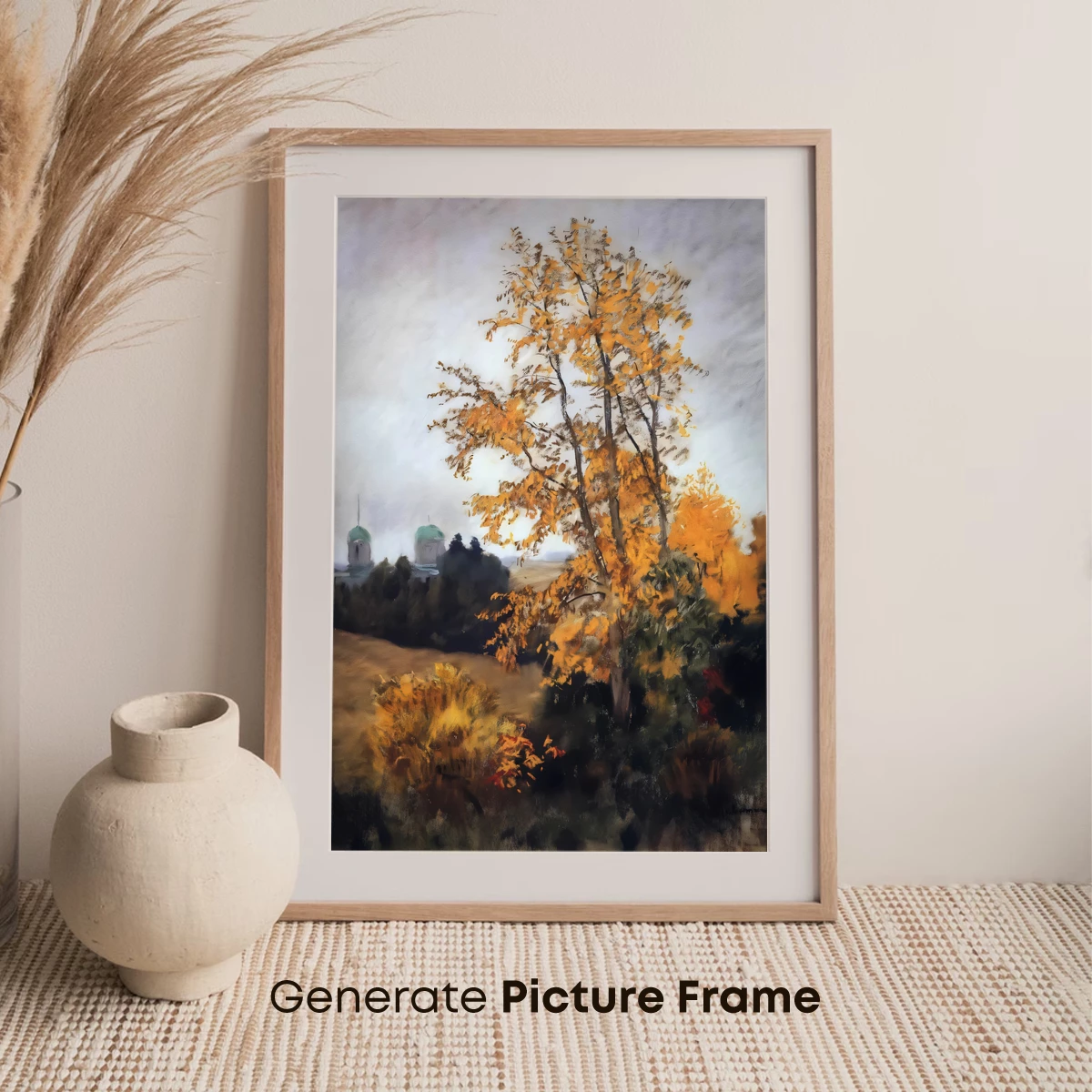 Autumnal Hues Over Misty Domes - Image 7