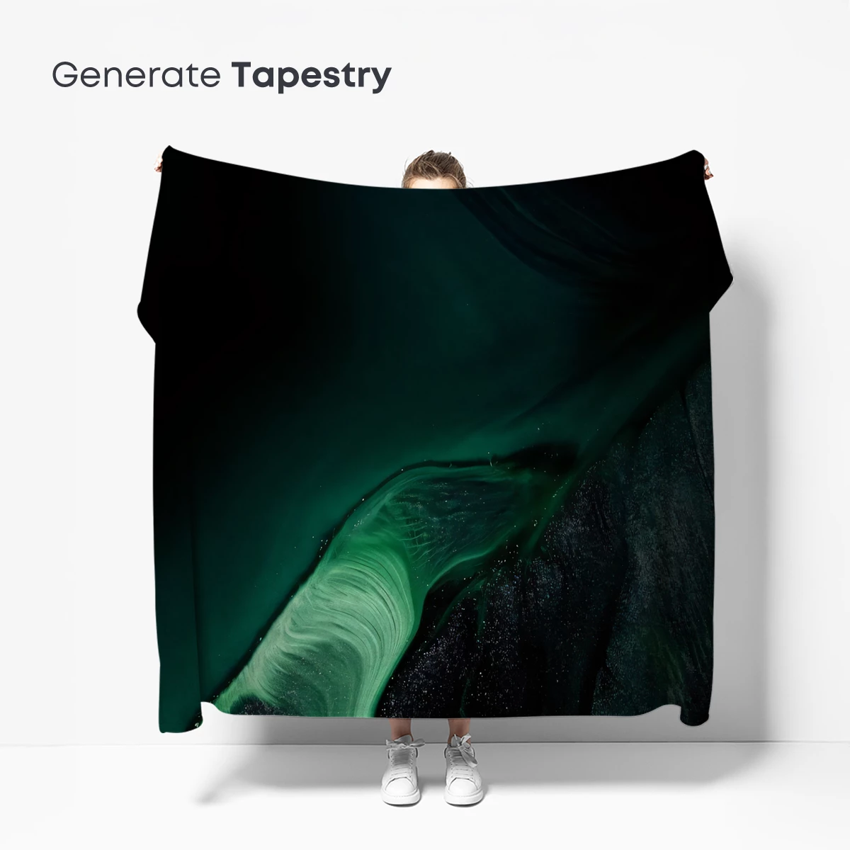 Emerald Abyss: A Cosmic Swirl of Mystery - Image 5