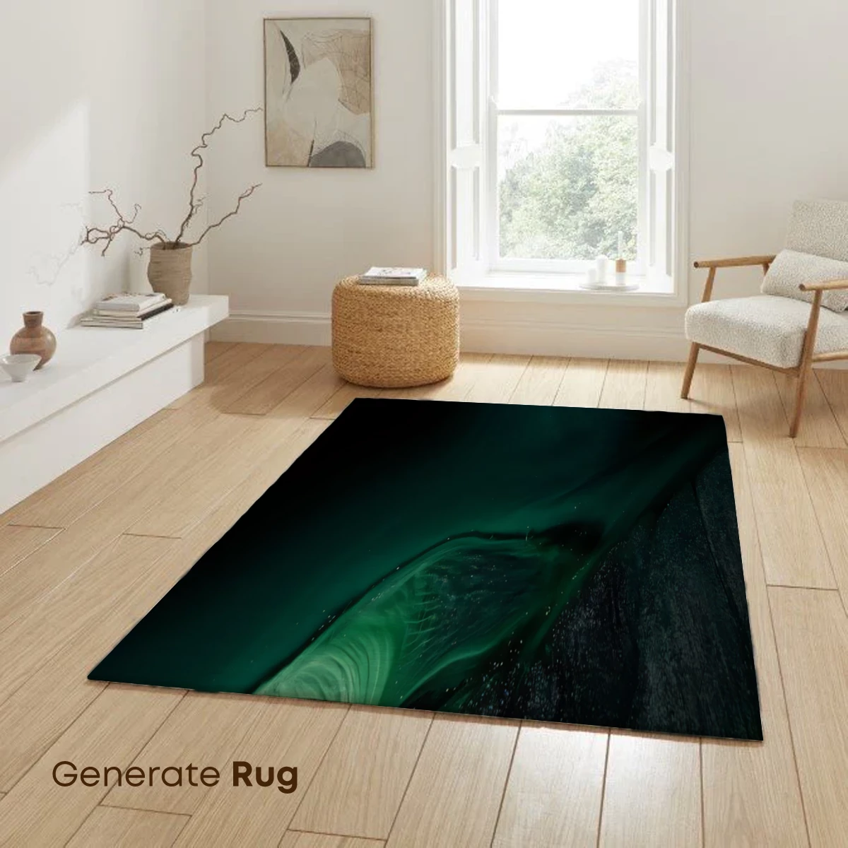 Emerald Abyss: A Cosmic Swirl of Mystery - Image 6