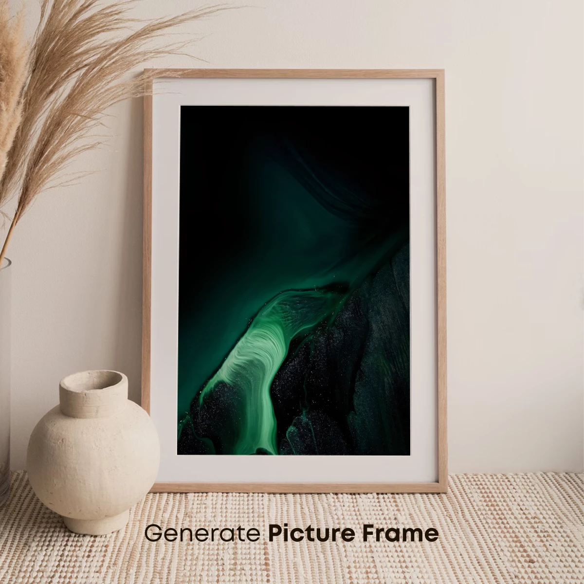 Emerald Abyss: A Cosmic Swirl of Mystery - Image 7