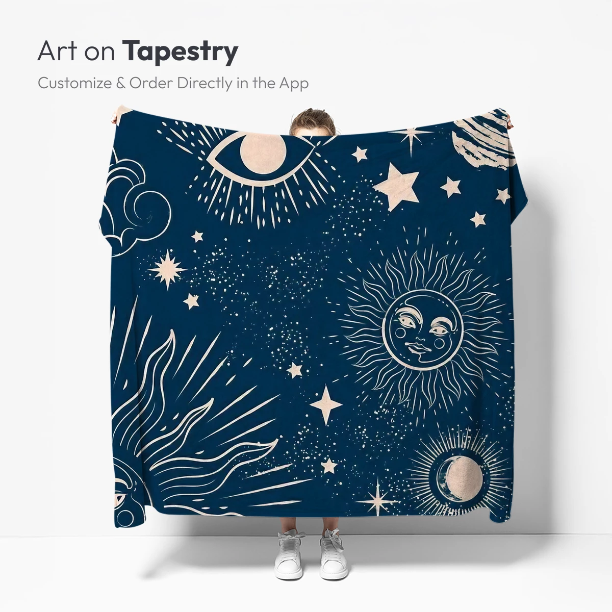 Celestial Symphony: Sun, Moon, and Stars in Harmony - Image 5