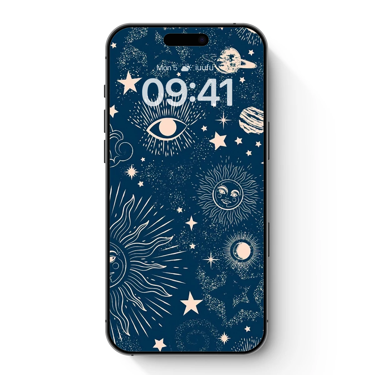 Celestial Symphony: Sun, Moon, and Stars in Harmony