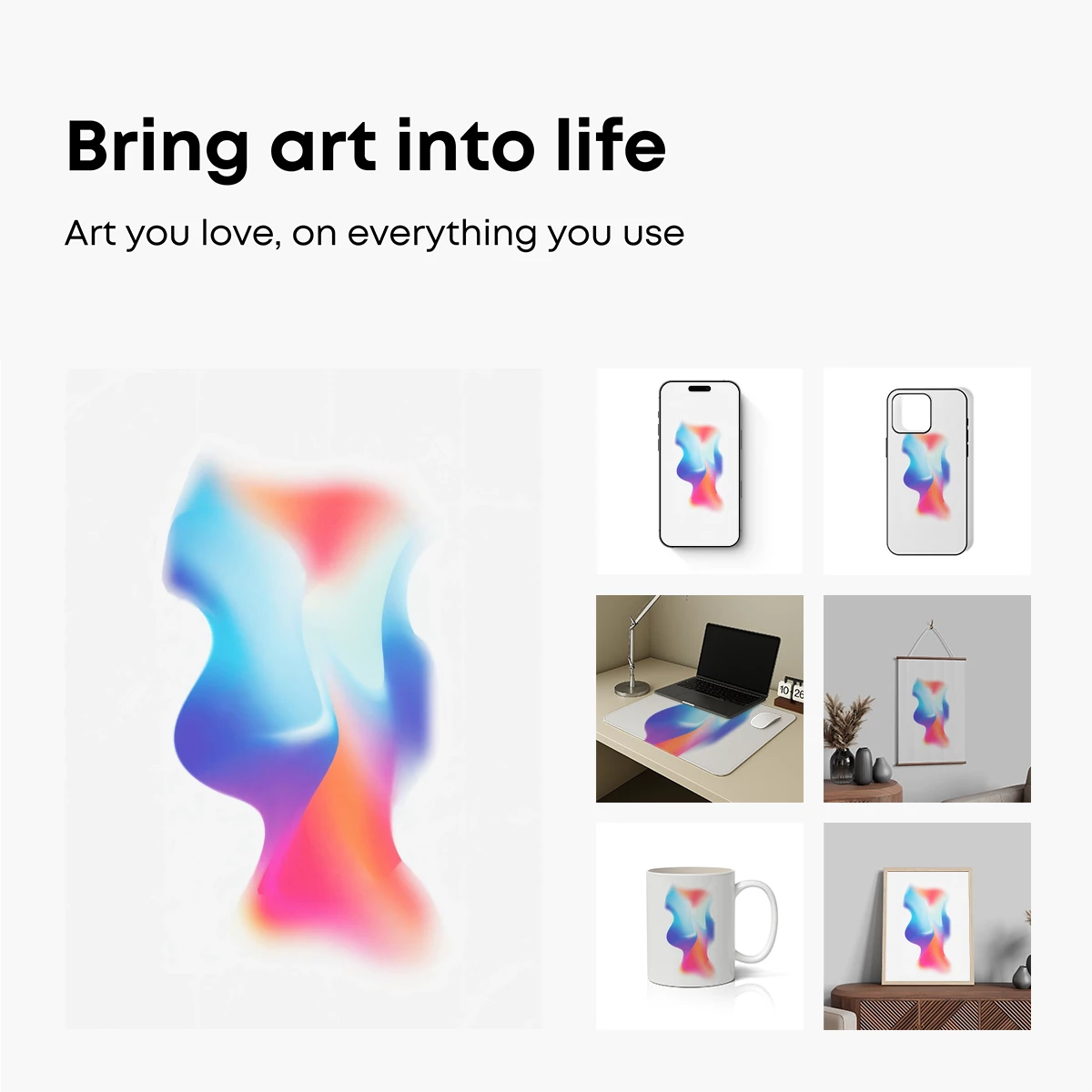 Fluid Chromatic Dance: Abstract Color Fusion - Image 2