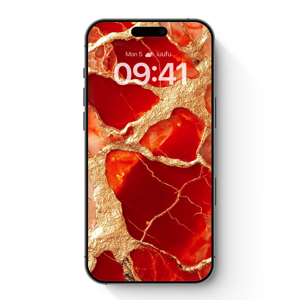 Crimson Agate Veins with Golden Luster - Image 7