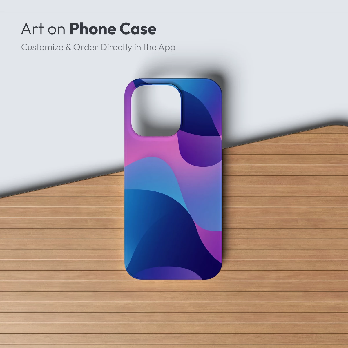 Fluid Chromatics: Abstract Waves in Blue and Purple - Image 2