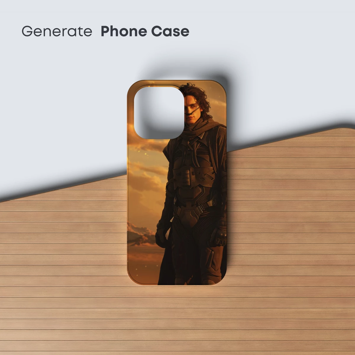 Desert Warrior Under Lunar Glow - Image 3