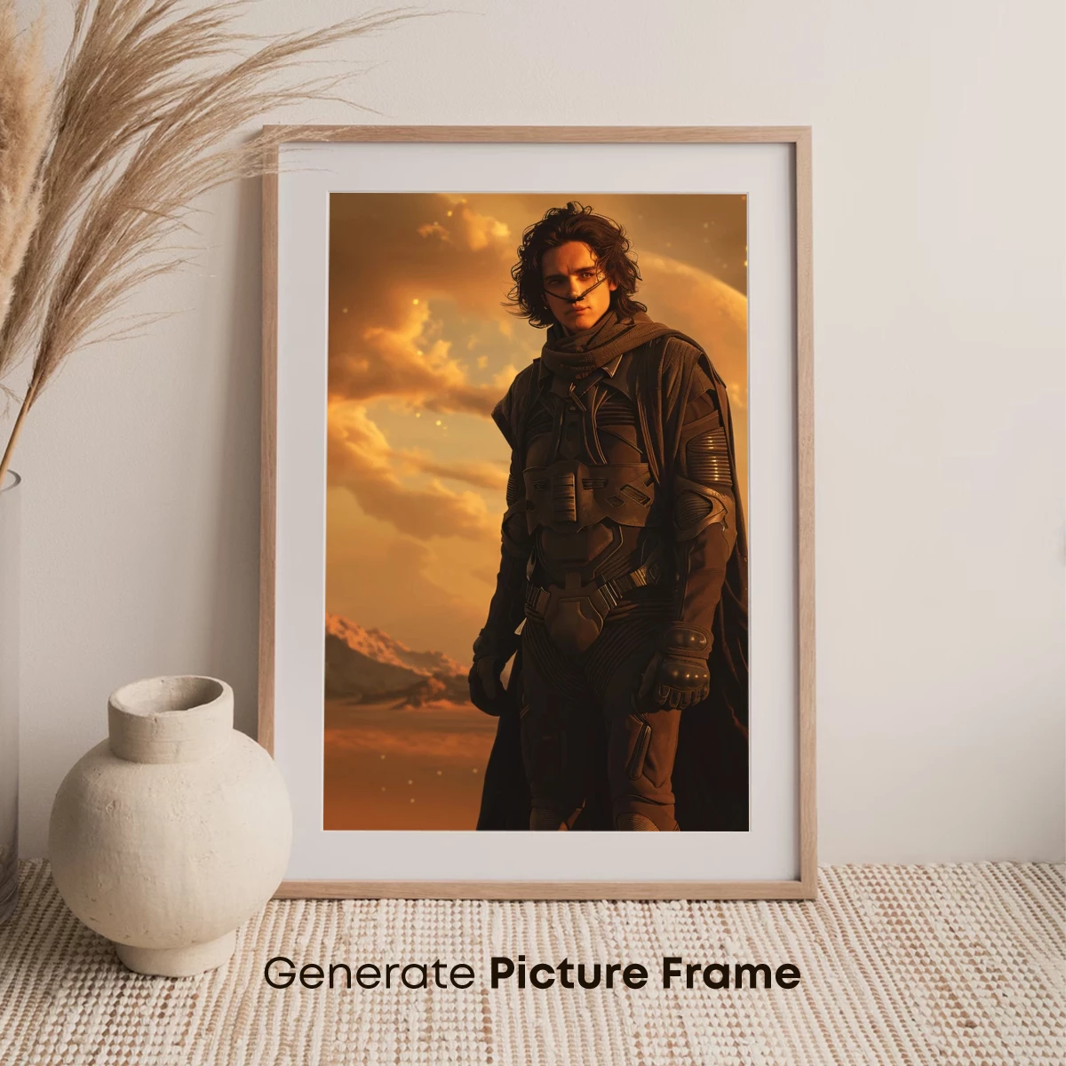 Desert Warrior Under Lunar Glow - Image 7