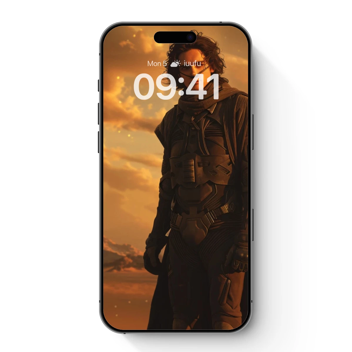 Desert Warrior Under Lunar Glow