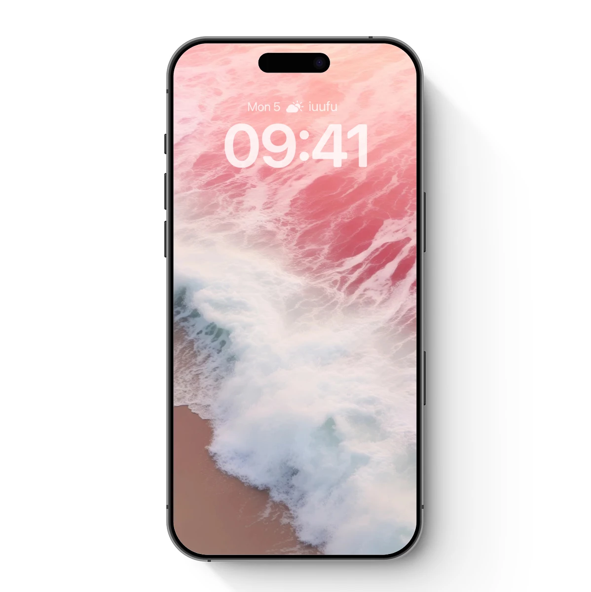 Crimson Tide: Ethereal Waves at Sunset