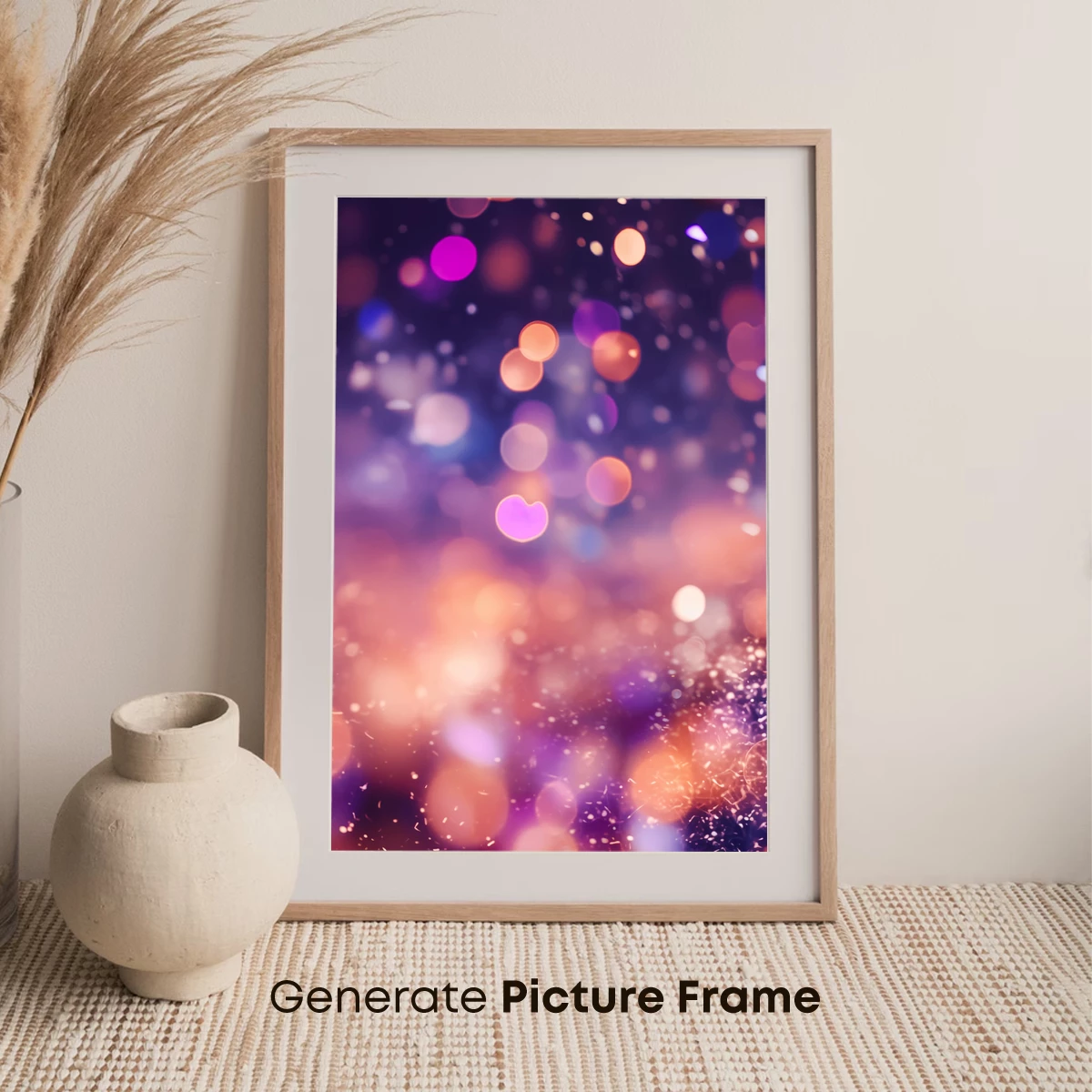 Bokeh Bliss: Heart-Shaped Lights in a Dreamy Glow - Image 7
