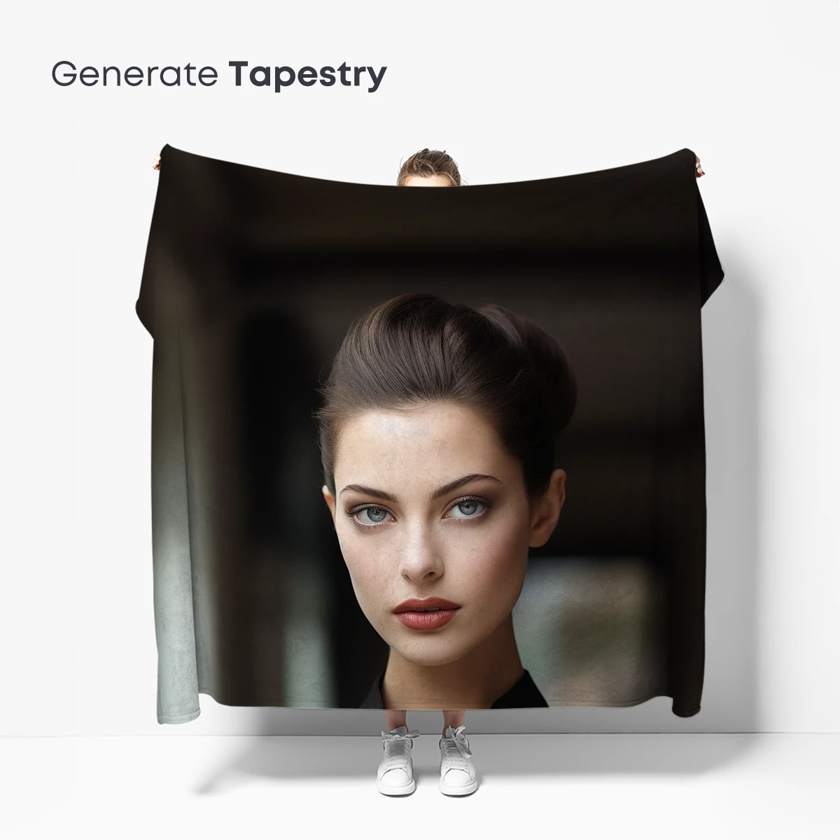 Elegant Updo: Timeless Beauty in Monochrome - Image 5