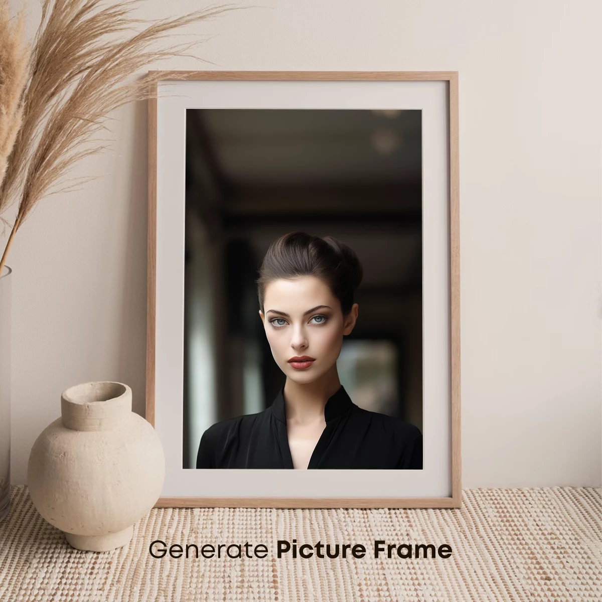 Elegant Updo: Timeless Beauty in Monochrome - Image 7