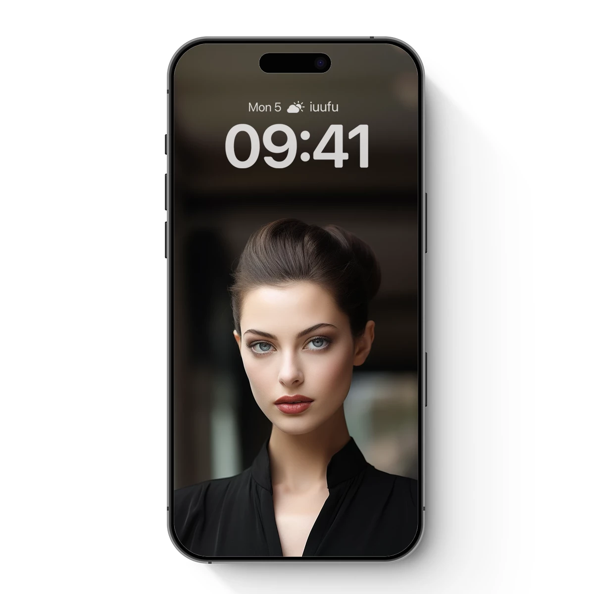 Elegant Updo: Timeless Beauty in Monochrome