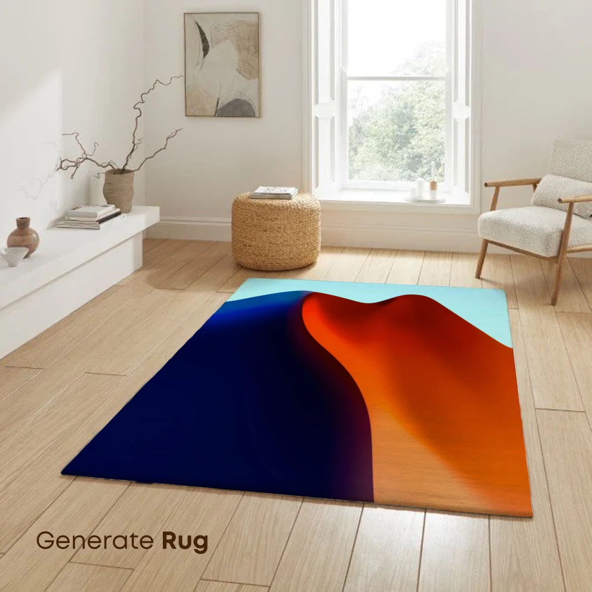 Dawn's Dual Wave: Abstract Fluidity in Harmony - Image 6