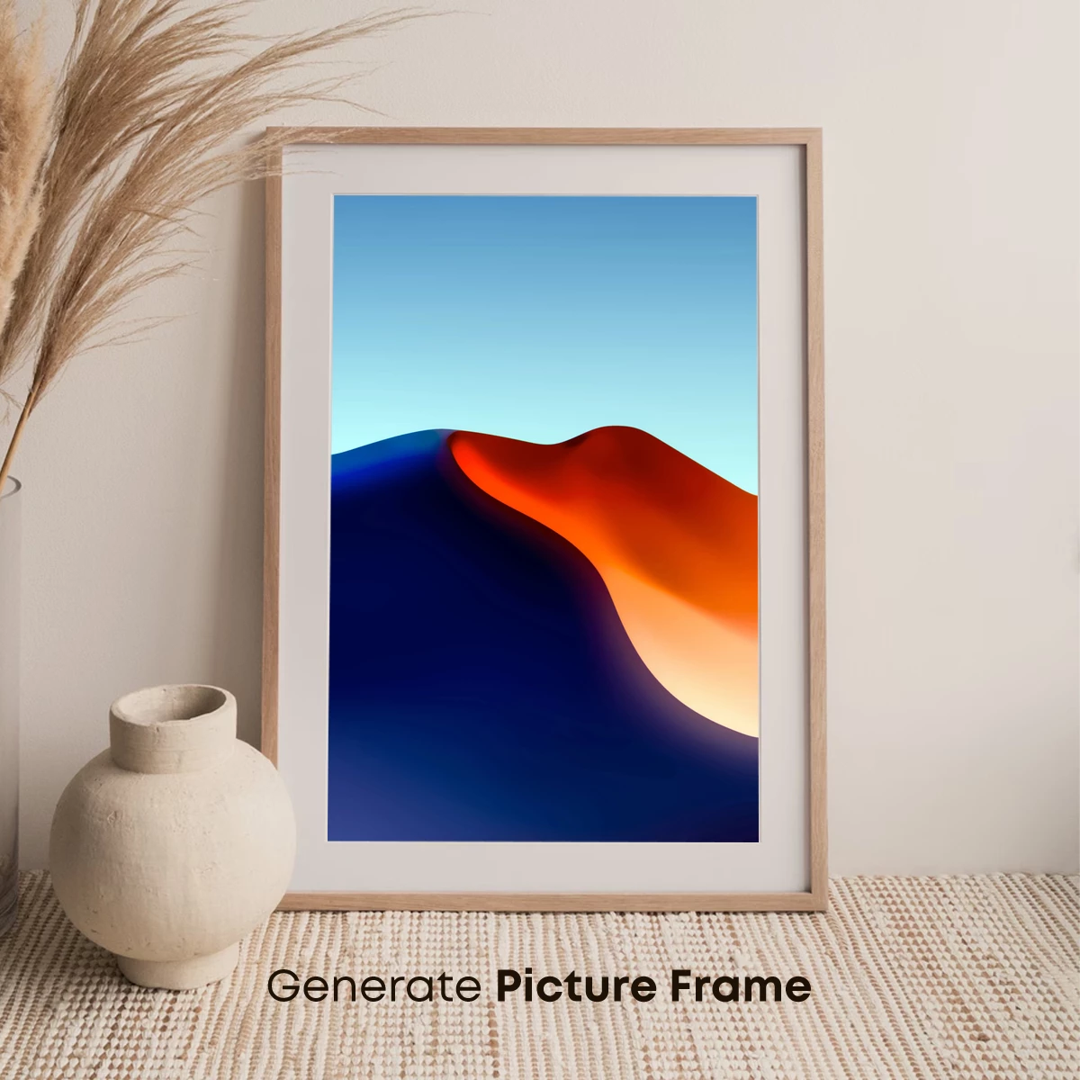 Dawn's Dual Wave: Abstract Fluidity in Harmony - Image 7