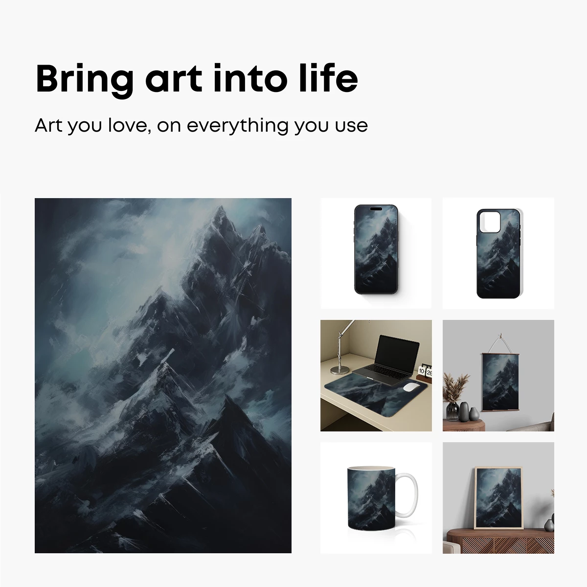 Eternal Peaks: A Symphony of Shadows and Snow - Image 2