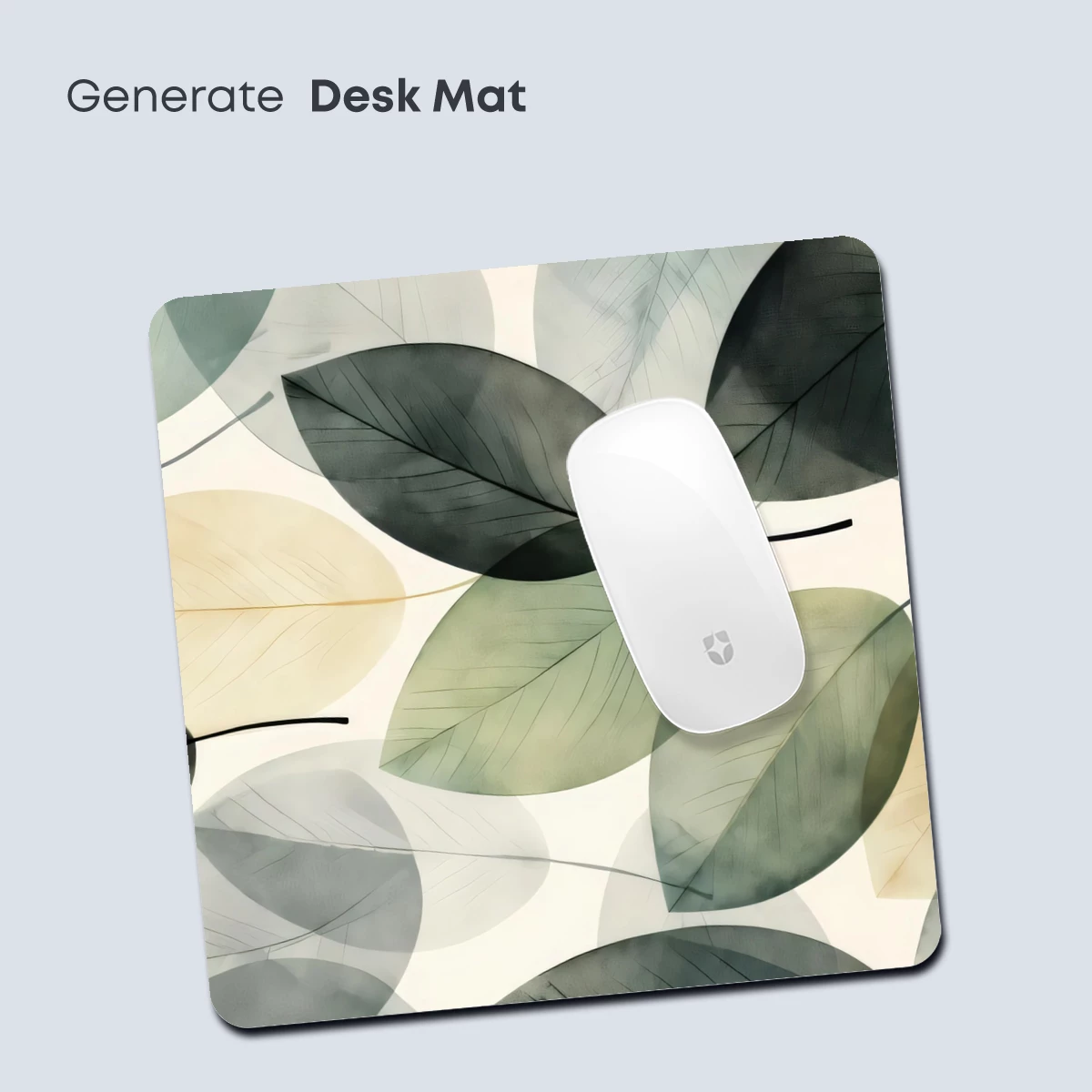 Ethereal Leaf Symphony: Monochromatic Nature Art - Image 4