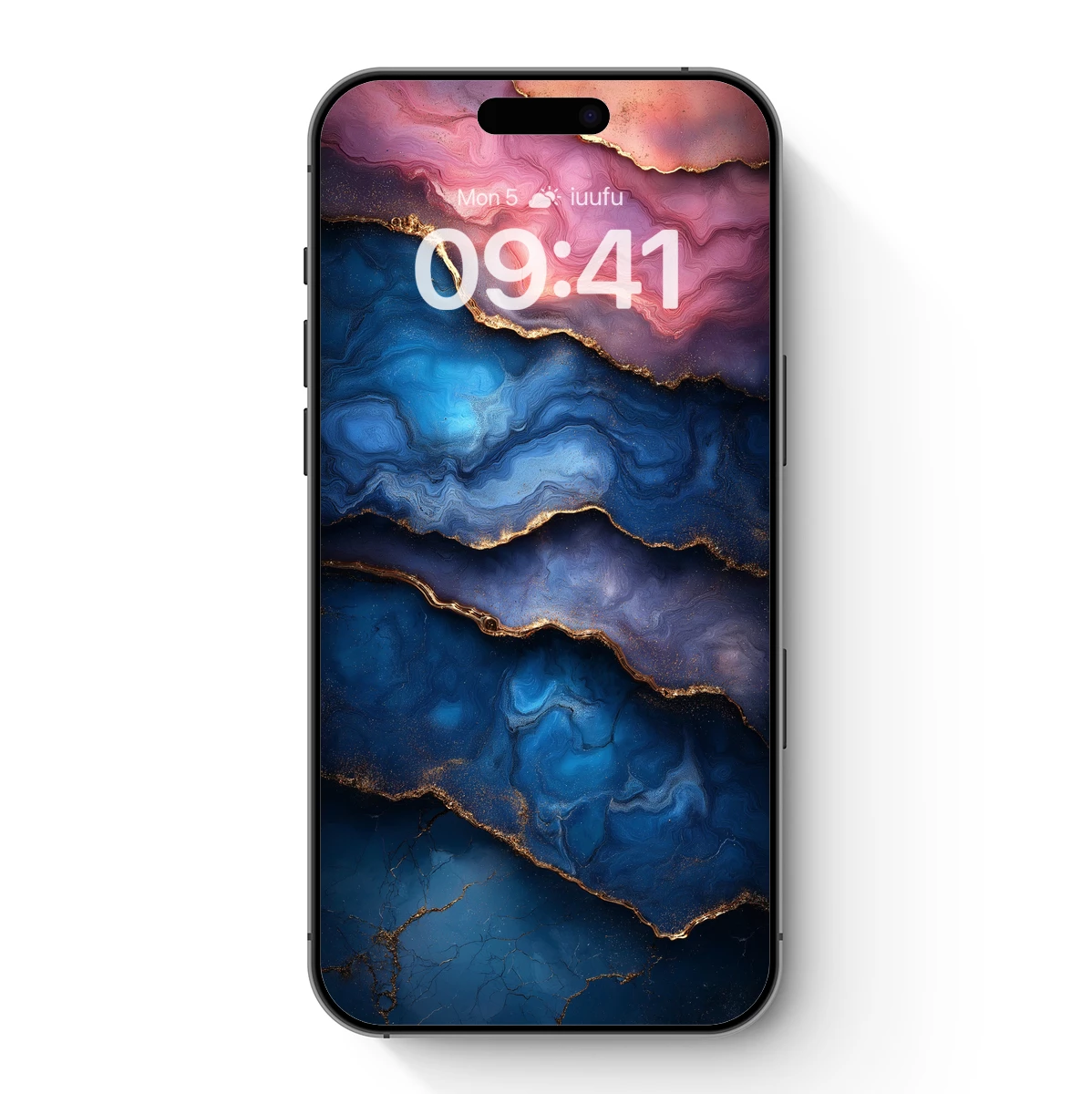 Ethereal Agate Veins: A Symphony of Blue and Gold