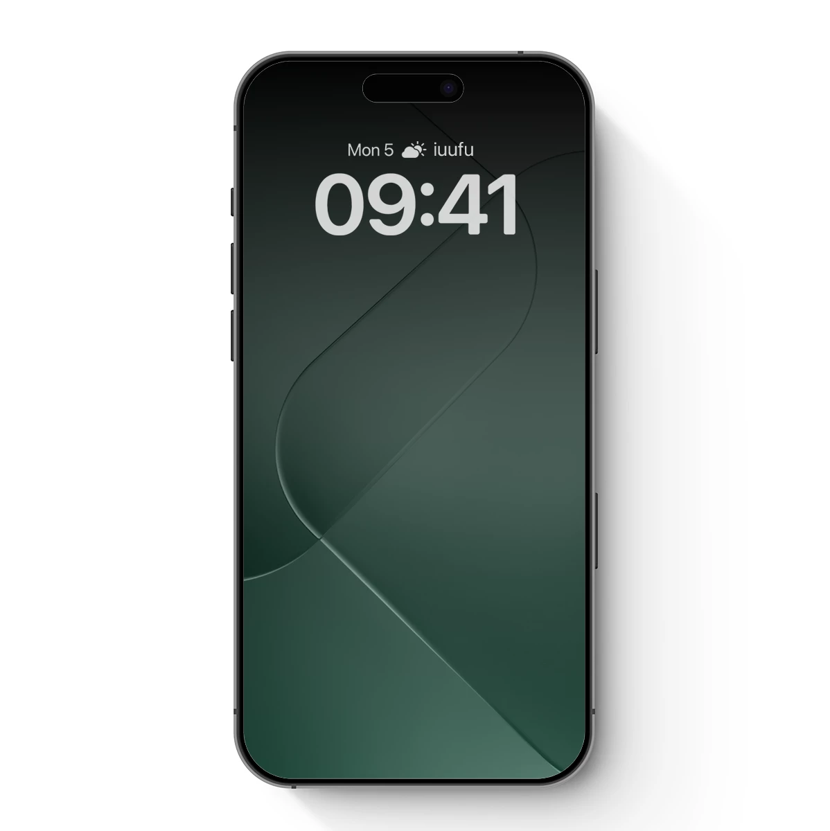 Ethereal Green Curves: A Digital Minimalist Symphony