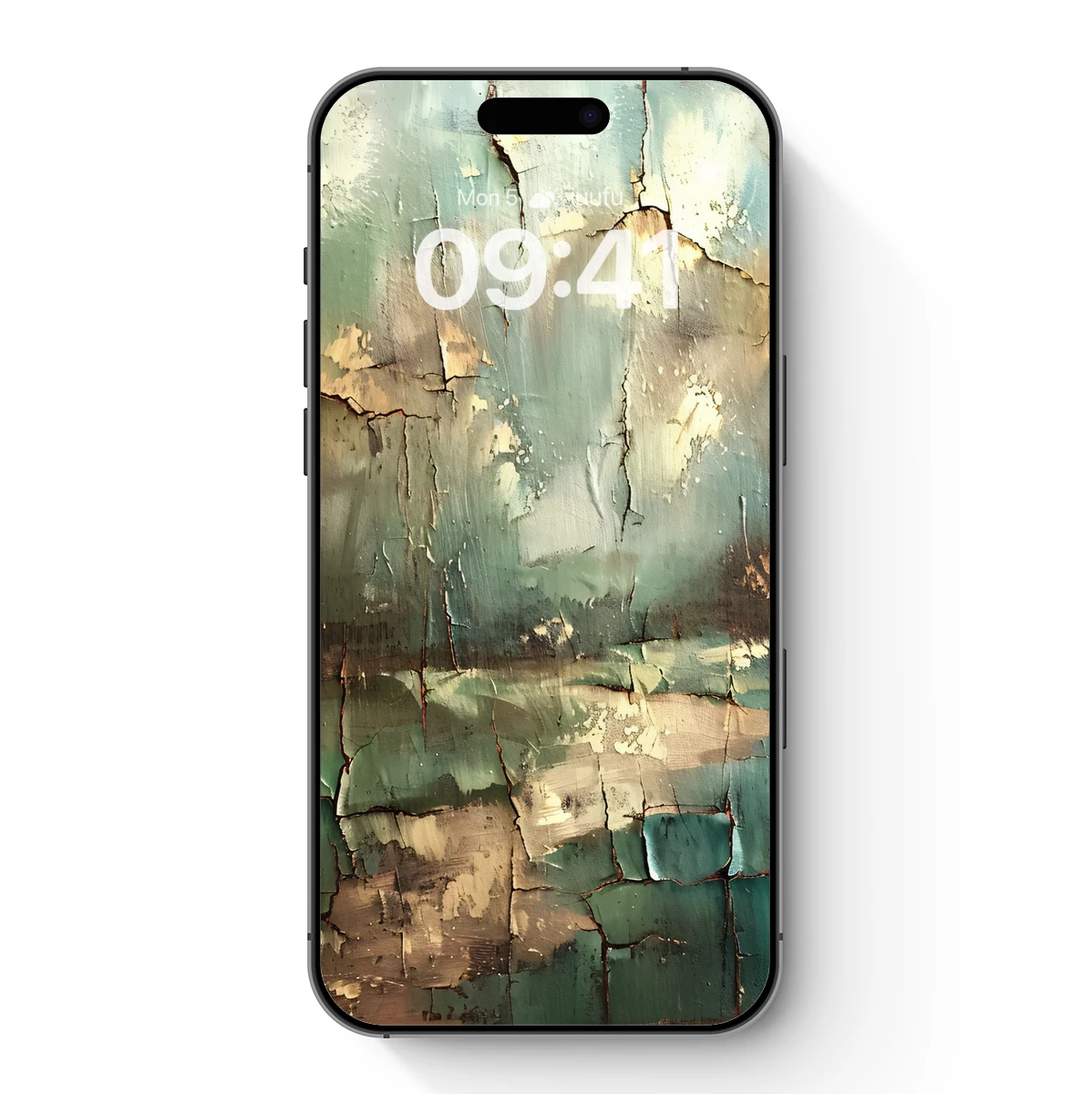 Cracked Teal Canvas: Abstract Decay Artistry Cracked Teal Canvas: Abstract Decay Artistry