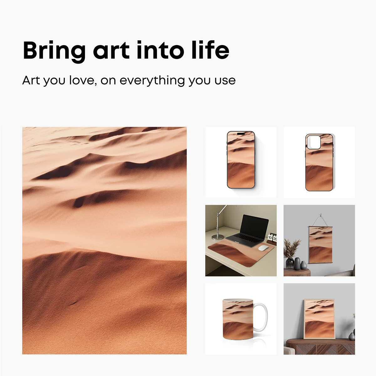 Desert Dunes in Warm Hues: A Symphony of Sand - Image 2