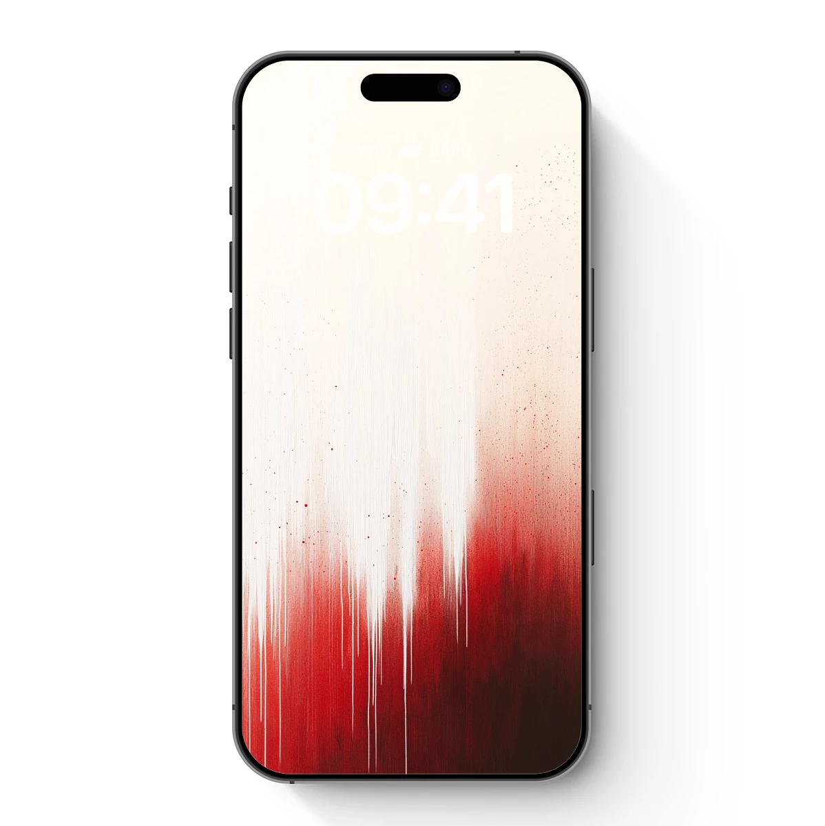 Crimson Cascade: Abstract Fluid Artistry